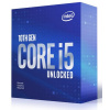 INTEL cpu CORE i5-10600KF socket1200 Comet Lake BOX 125W 10.generace (bez chladiče, 4.1GHz turbo 4.8GHz, 6x jádro, 12x vlákno, 12MB cache, pro DDR4 do 2666, bez grafika), virtualizace, BX8070110600KF