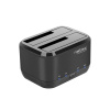 Dokovací stanice pro HDD 2,5''/3,5'' USB 3.0 Natec Kangaroo Dual, funkce klonování, napájecí adaptér, NSD-0955