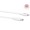 AVACOM MFIC-120W kabel USB-C - Lightning, MFi certifikace, 120cm, bílá, DCUS-MFIC-120W