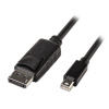 PremiumCord Mini DisplayPort - DisplayPort V1.2 přípojný kabel M/M 2m, kport7-02