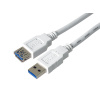 PremiumCord Prodlužovací kabel USB 3.0 Super-speed 5Gbps A-A, MF, 9pin, 1m bílá, ku3paa1w