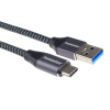PremiumCord kabel USB-C - USB 3.0 A (USB 3.1 generation 1, 3A, 5Gbit/s) 2m oplet, ku31cs2