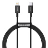 Baseus CATLYS-A01 Superior Fast Charging Datový Kabel USB-C to Lightning 20W 1m Black, 6953156205307