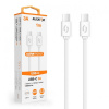 ALIGATOR Datový kabel POWER 3A, USB-C/USB-C, bílý, DATKP32