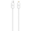 ALIGATOR Datový kabel POWER 3A, USB-C/lightning bílý, DATKP34