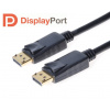 PremiumCord DisplayPort 1.2 přípojný kabel M/M, zlacené konektory, 2m, kport4-02