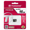 TRANSCEND MicroSDHC karta 16GB Class 10, bez adaptéru, TS16GUSDC10
