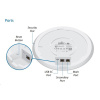 UBNT UniFi AP AC HD [vnitřní/venkovní AP, 2.4GHz(800Mbps)+5GHz(1733Mbps), 4x4 MU-MIMO, 802.11a/b/g/n/ac/ac-wave2], UAP-AC-HD-EU