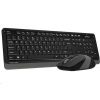 A4tech set klávesnice + myš, FG1010 FSTYLER, bezdrátová, šedá, FG1010 Grey