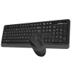 A4tech set klávesnice + myš, FG1010 FSTYLER, bezdrátová, šedá, FG1010 Grey