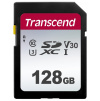TRANSCEND SDXC karta 128GB 300S, UHS-I U3 V30 (R:95/W:45 MB/s), TS128GSDC300S