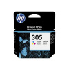 HP 305 Tri-color Original Ink Cartridge, 3YM60AE#UUQ