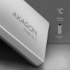 AXAGON EEM2-UG2, USB-C 3.2 Gen 2 - M.2 NVMe SSD kovový box, délka 42 až 80 mm, EEM2-UG2