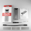 AXAGON EEM2-UG2, USB-C 3.2 Gen 2 - M.2 NVMe SSD kovový box, délka 42 až 80 mm, EEM2-UG2