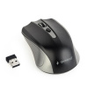 GEMBIRD myš MUSW-4B-04-GB, šedo-černá, bezdrátová, USB nano receiver, MUSW-4B-04-GB