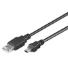 PremiumCord Kabel mini USB, A-B, 5pinů, 1m, ku2m1a