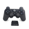 GEMBIRD gamepad JPD-WDV-01, vibrační, bezdrátový, PC/PS2/PS3, USB, JPD-WDV-01