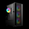 Gembird Fornax 4000 ARGB/Midi Tower/Transpar./Černá, CCC-FC-4000