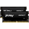Kingston FURY Impact/SO-DIMM DDR4/32GB/2666MHz/CL15/2x16GB/Black, KF426S15IB1K2/32