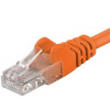 Patch kabel UTP RJ45-RJ45 level 5e 0.5m, oranžová, sputp005E