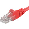 PremiumCord Patch kabel UTP RJ45-RJ45 level 5e 1m červená, sputp010R