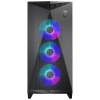 MSI skříň MPG GUNGNIR 300R AIRFLOW/ bez zdroje/ levé temperované sklo/ 4x 120 mm A-RGB fan/ 1x USB-C/ 2x USB3.2/ černá, 306-7G21R21-W57