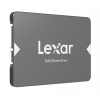 Lexar SSD NS100 2.5" SATA III - 256GB (čtení/zápis: 520/440MB/s), LNS100-256RB