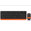 A4tech FG1010 FSTYLER set bezdr. klávesnice + myši, oranžová barva, FG1010