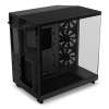 NZXT skříň H6 Flow dvoukomorová / MidT / 3x120mm fan / 2xUSB 3.2 / USB-C / prosklená bočnice i čelo / černá, CC-H61FB-01