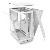 NZXT skříň H6 Flow RGB dvoukomorová / MidT / 3x120mm RGB fan / 2xUSB 3.2 / USB-C / prosklená / bílá, CC-H61FW-R1
