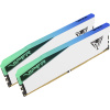 Patriot Viper Elite 5/DDR5/64GB/6200MHz/CL42/2x32GB/RGB/White, PVER564G62C42KW