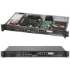 SUPERMICRO mini1U server 1x FCBGA1667 Xeon D-1518, 4x DDR4 ECC, 200W, M.2, 2x 10Gb SFP+, 6x 1Gb LAN, IPMI, SYS-5018D-FN8T