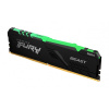 Kingston FURY Beast/DDR4/16GB/3200MHz/CL16/1x16GB/RGB/Black, KF432C16BB12A/16