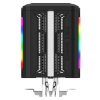 Zalman chladič CPU CNPS16X Black / 120 mm ventilátor / 4 heatpipe / RGB / PWM / 165 mm výška / černý, CNPS16X
