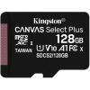 128GB microSDXC Kingston Canvas Select Plus A1 CL10 100MB/s bez adapteru, SDCS2/128GBSP