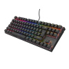 Genesis tichá herní klávesnice THOR 303/TKL/RGB/Outemu Peach/Drátová USB/CZ-SK layout/Černá, NKG-1880