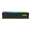 Adata XPG D35G/DDR4/16GB/3200MHz/CL16/1x16GB/RGB/Black, AX4U320016G16A-SBKD35G