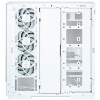 Zalman skříň P50 DS / Middle Tower / 4x120mm ARGB fan / 2x USB 3.0 / USB-C / panoramatická / bílá, P50 DS White