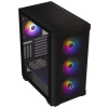 BitFenix skříň Graph ATX / 4x120 mm fan F-RGB / 2xUSB 3.0 / USB 2.0 / černá, BFC-GRF-300-KKGSK-4F