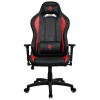 AROZZI herní židle TORRETTA Soft PU/ polyuretanový povrch/ černočervená, TORRETTA-SPU-RED
