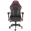 Endorfy herní židle Scrim RD / kombinace textil / kůže / černočervená, EY8A002