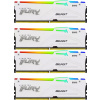 Kingston FURY Beast/DDR5/64GB/6000MHz/CL40/4x16GB/RGB/White, KF560C40BWAK4-64