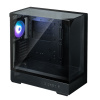 Zalman skříň P40 Prism / miniIT / 120mm ARGB fan / 2xUSB 3.0 / USB-C / panoramatická / černá, P40 Prism Black