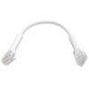 Ubiquiti U-Cable-PATCH-RJ45,Eth Patch Kabel, 0,1m (0,22m s konektory), Cat6, bílý, U-Cable-Patch-RJ45