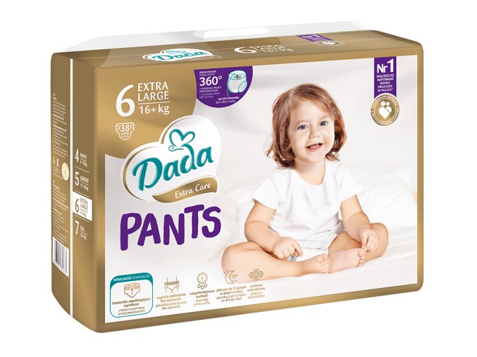 Dada Pantsy Extra care vel. 6 38 ks (16+ kg)