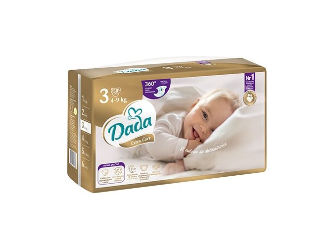 Dada Extra care vel. 3 50 ks (4 9 kg)
