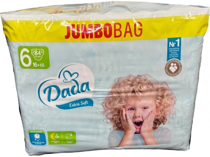 Dada Extra soft bag vel. 6 (16+ kg) 84 ks