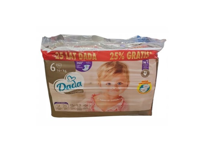 Dada Extra care bag vel. 6 - 94 ks (16+ kg)