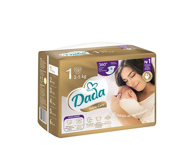 Dada Extra care vel. 1 26 ks (2 5 kg) (1)