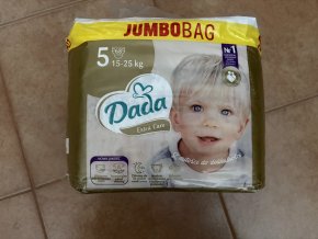 Dada Extra care bag vel. 5 - 68 ks (15-25 kg) - poškozený obal